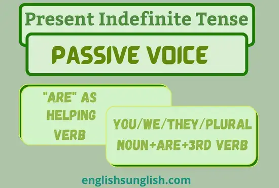 "Are" as Helping Verb in Simple Present Tense