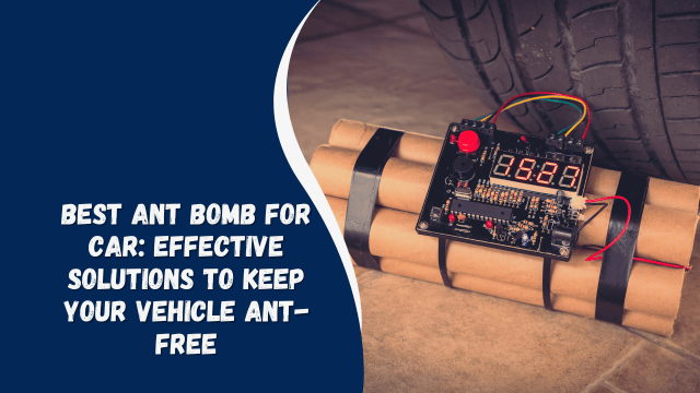 Best Ant Bomb for Car: Effective Solutions to Keep Your Vehicle Ant-Free