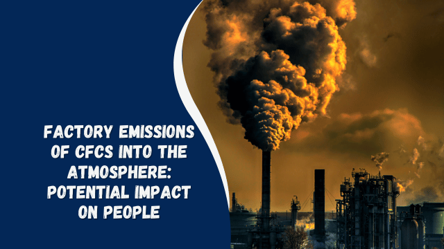 Factory Emissions of CFCs into the Atmosphere: Potential Impact on People