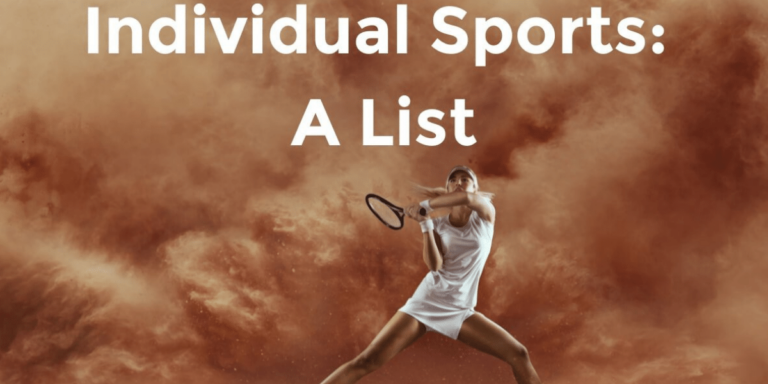 List of 25+ Individual Sports in English