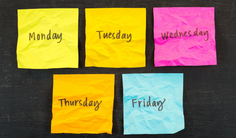 Days of The Week in English with Useful Rules and Examples