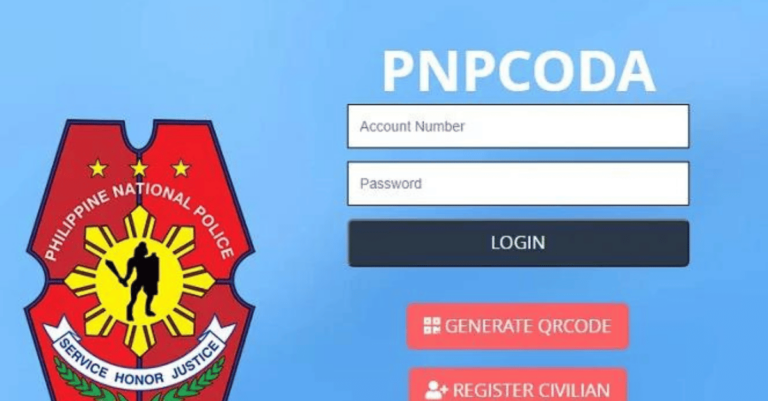 PNP CODA – Access PNP COVID-19 Data – PNPCODA.net PH Login