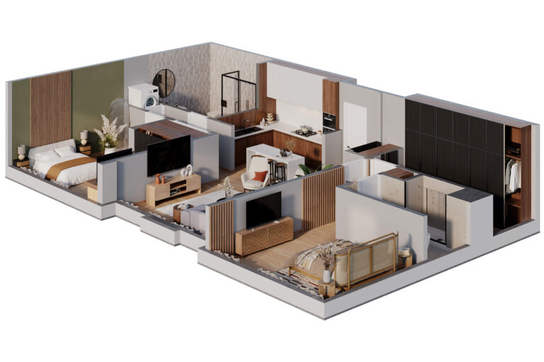  Enhancing Real Estate Visualization with Virtual Staging Rendering Group’s 3D Floor Plans