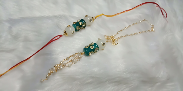 9 Exquisite Handmade Couple Rakhi for your Sibling