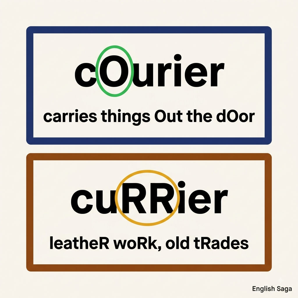 courier currier memory trick